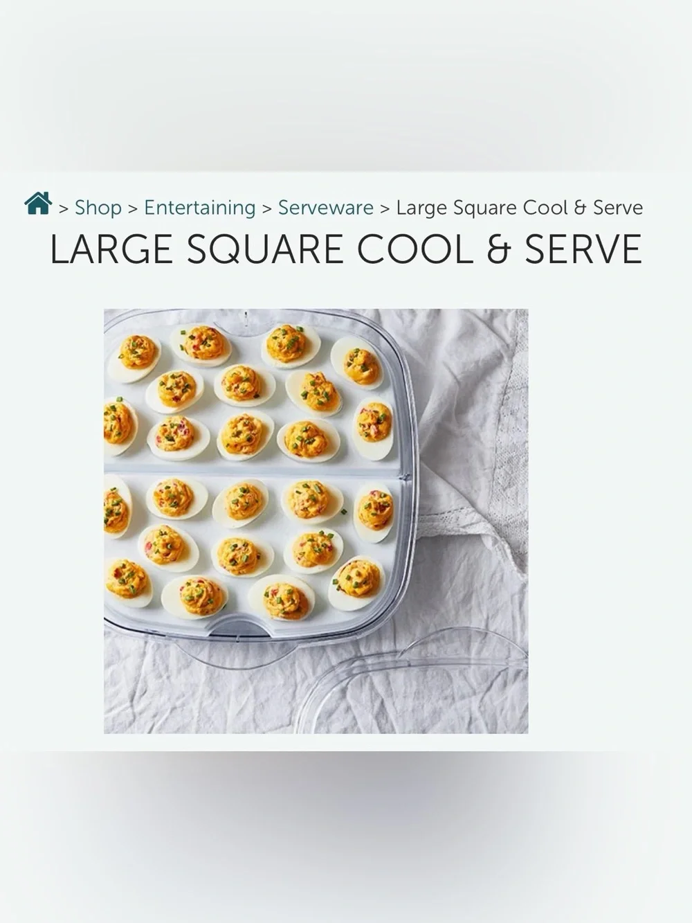 Pampered chefs cook and serve tray
